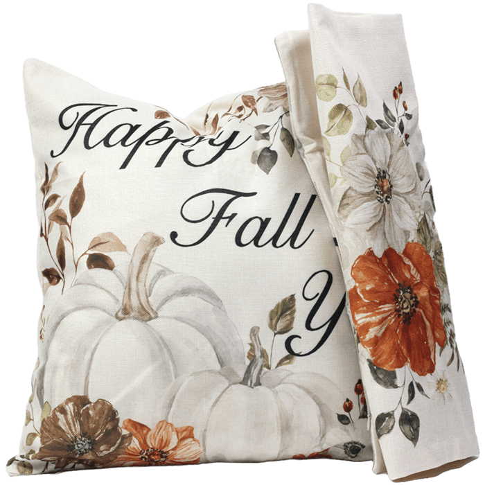 FREE Fall Themed Pillow Cover