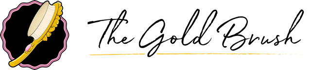 The gold brush logo